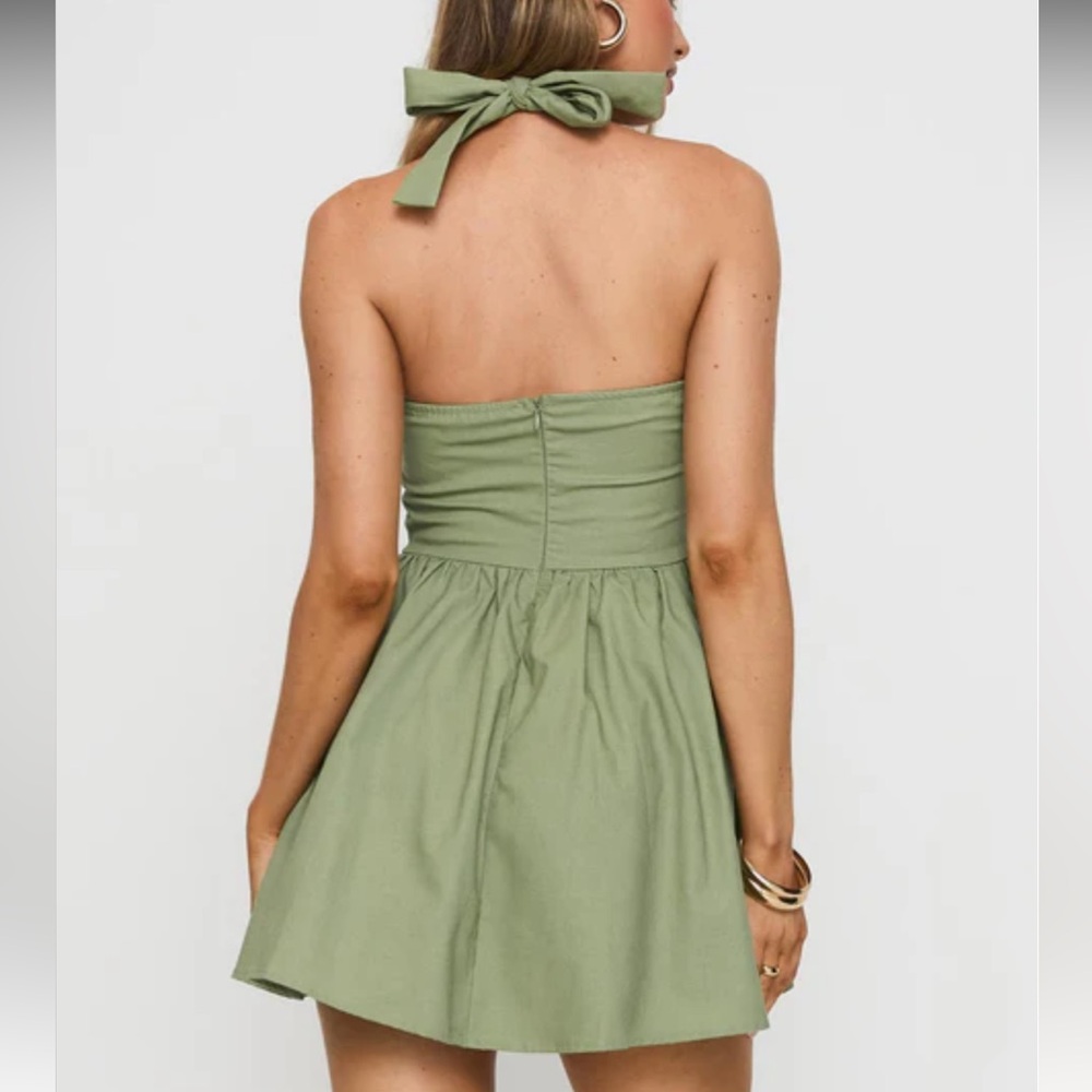 DO NOT BUY Princess Polly Lyle Mini Dress Sage - Picture 2 of 5